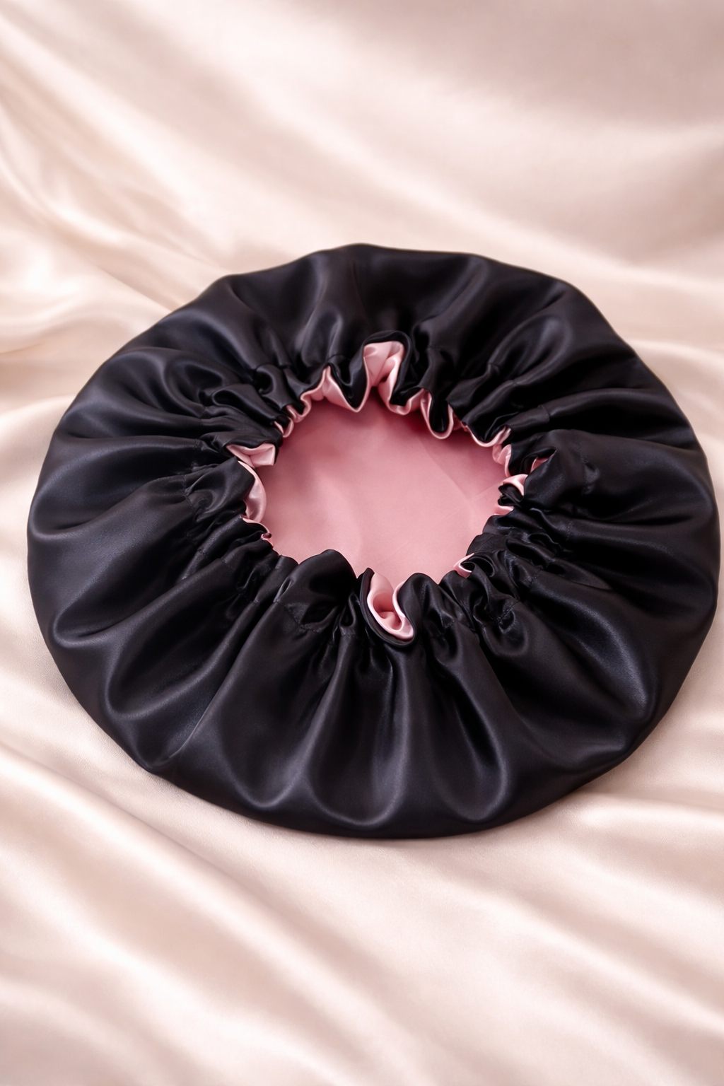 Black and pink stain bonnet