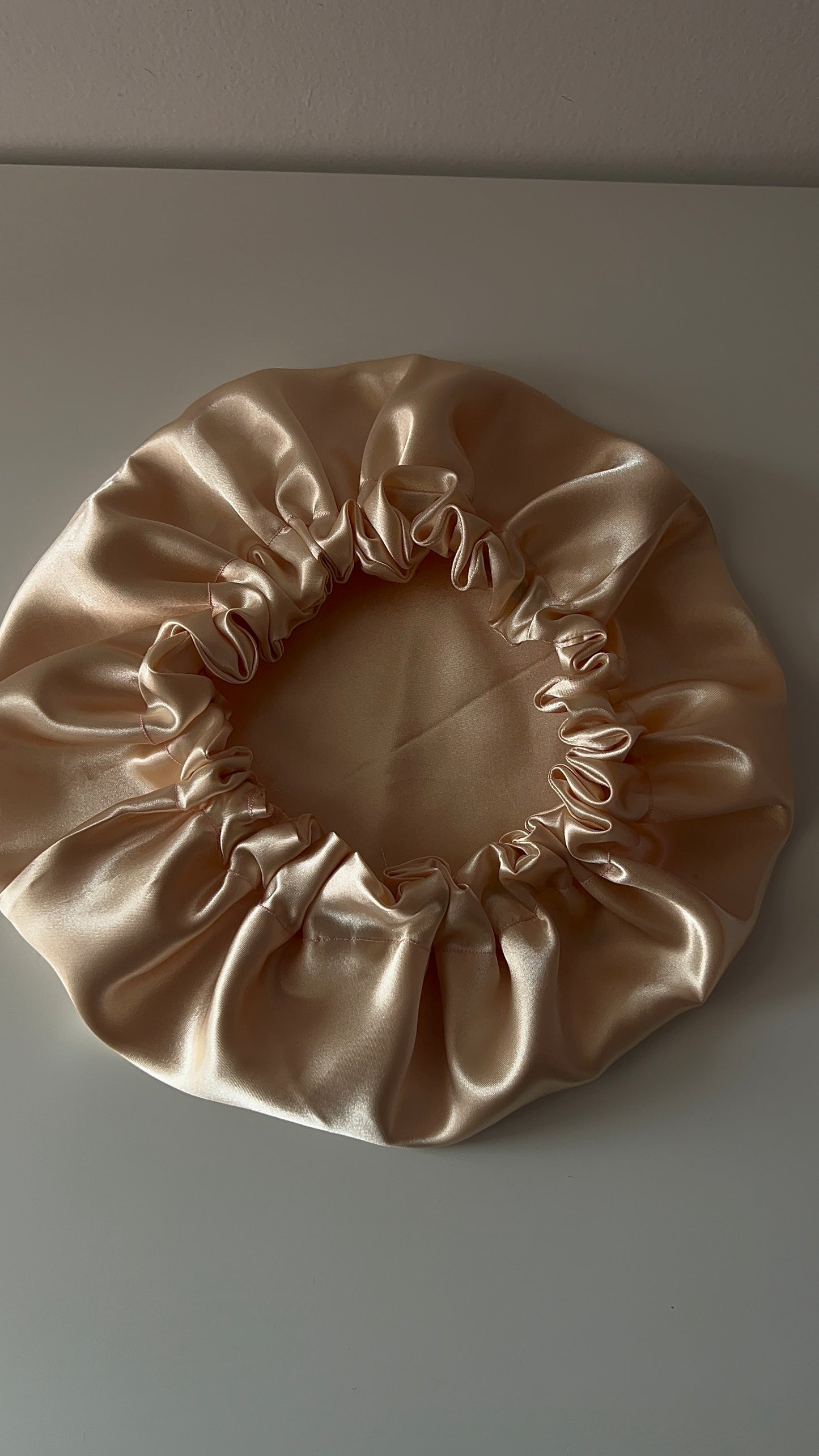 🤍 Champagne  Satin Bonnet